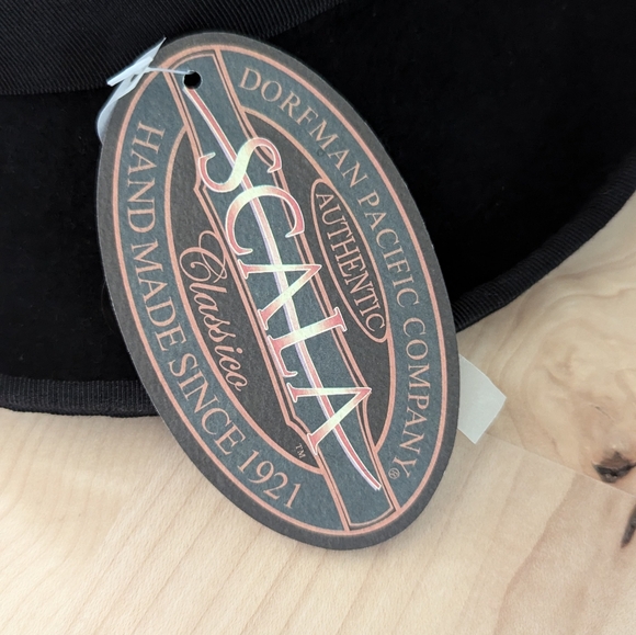 Scala Classico Mad Hatter Wool Felt Top Hat - Picture 8 of 11